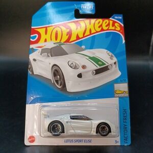 Hot Wheels Car Lotus Sport Elise‎ White 136/250